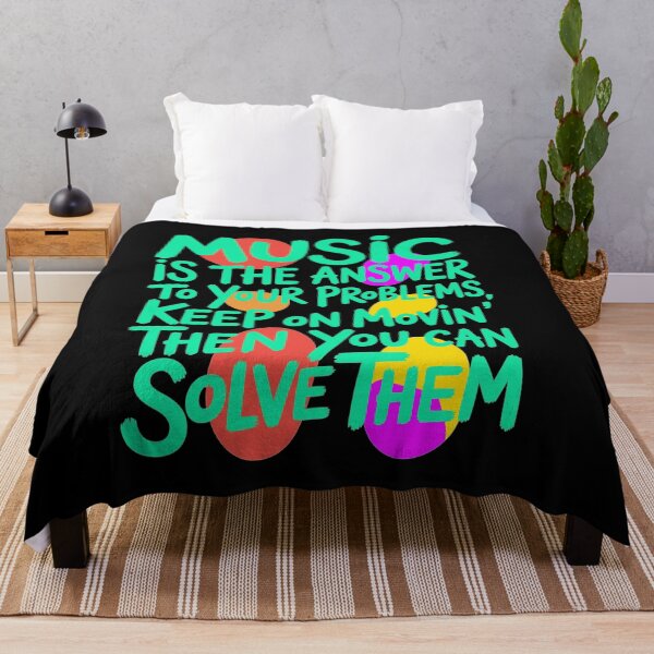 Item preview, Music Is the Answer – Inspirational Music Quote Art | Vintage Typography Wall Decor designed and sold by paulo silveira.
