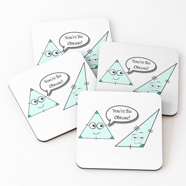Item preview, You're So Obtuse! Funny Math designed and sold by Rawfuzion.