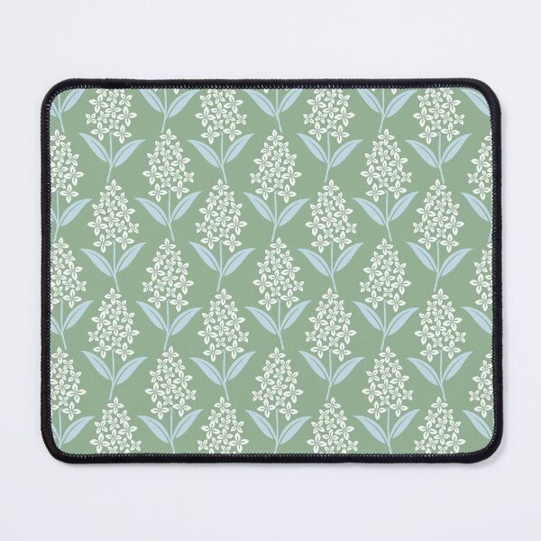Item preview, Lilac Flowers Botanical Floral In Blue And Green designed and sold by EliveraDesigns.