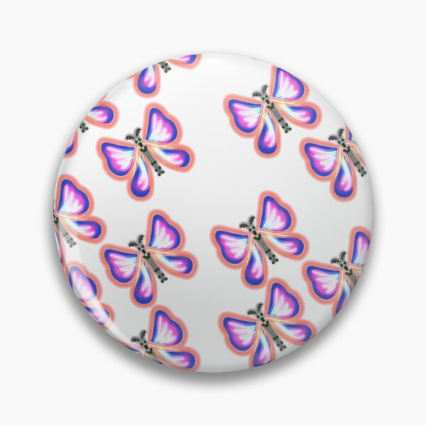 Item preview, Luminous Butterfly Flutter Pattern: Radiant Neon  Wings designed and sold by HopeAndHustle.