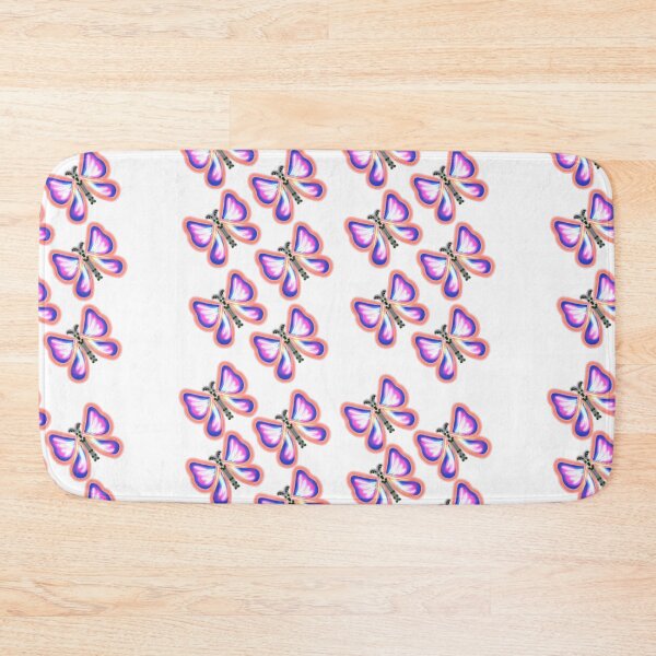 Item preview, Luminous Butterfly Flutter Pattern: Radiant Neon  Wings designed and sold by HopeAndHustle.