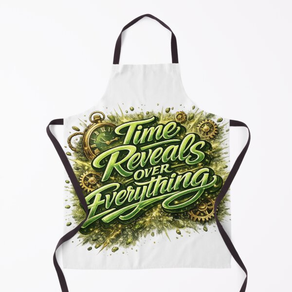 Item preview, Time Reveals Everything Motivational Typography Design designed and sold by Combat Skies.