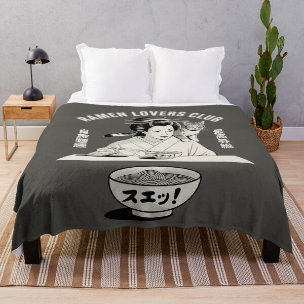 Item preview, Ramen Lovers Club – Japanese Food & Cat Art | Stylish Noodle Culture Illustration designed and sold by paulo silveira.
