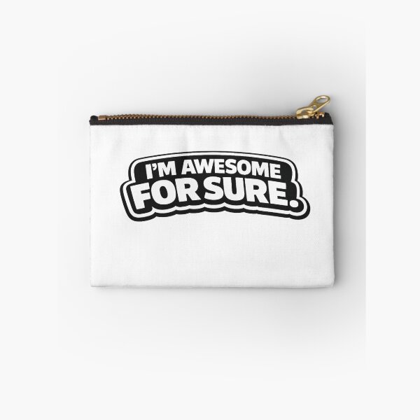 Item preview, I’m Awesome For Sure – Bold Positive Quote Typography Design designed and sold by Purdiole-art.