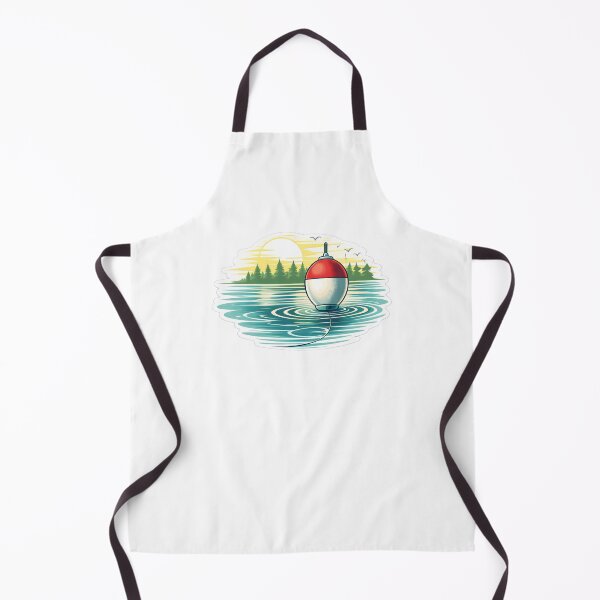 Item preview, Fishing Bobber on Calm Lake – Minimalist Angler Nature Design designed and sold by SVALANART.
