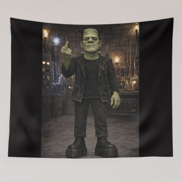 Item preview, FRANKIENSTEINs MONSTER IS NOT AMUSED! designed and sold by bluefrog.