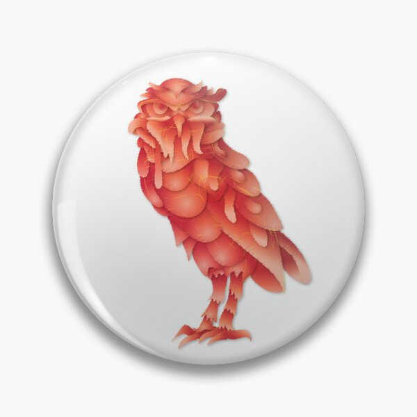 Item preview, Serious Red Owl designed and sold by liquid-print.