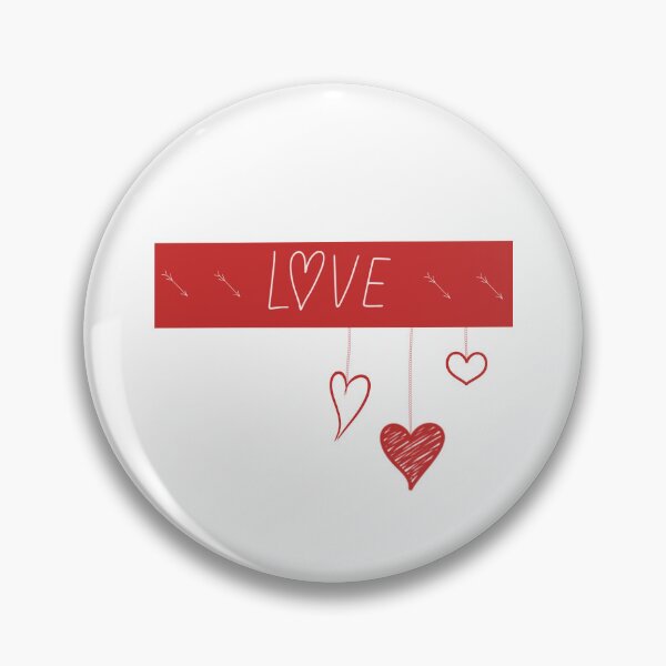 Item preview, Love Heart Banner – Minimalist Valentine’s Day Design designed and sold by SimoesArtistry.