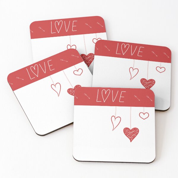 Item preview, Love Heart Banner – Minimalist Valentine’s Day Design designed and sold by SimoesArtistry.