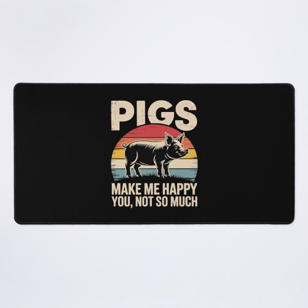 Item preview, Pigs Make Me Happy You Not So Much Pig Lover Farming Farmer T designed and sold by joyouartArt.