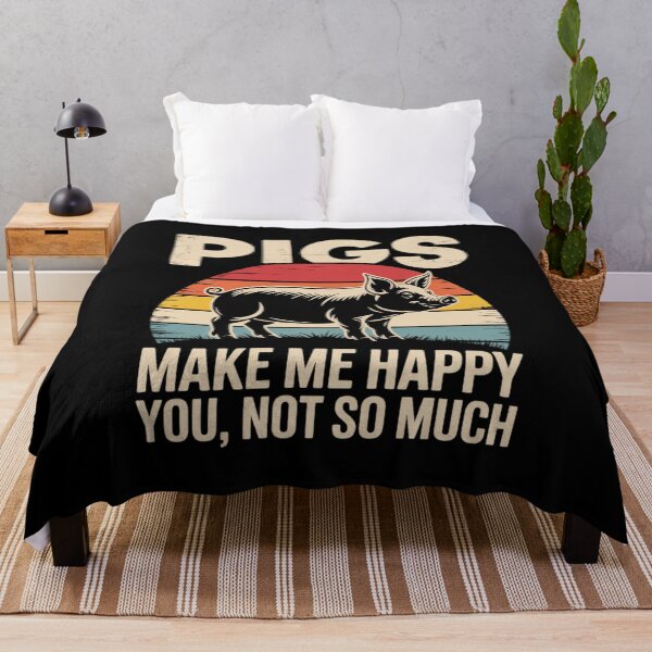 Item preview, Pigs Make Me Happy You Not So Much Pig Lover Farming Farmer T designed and sold by joyouartArt.