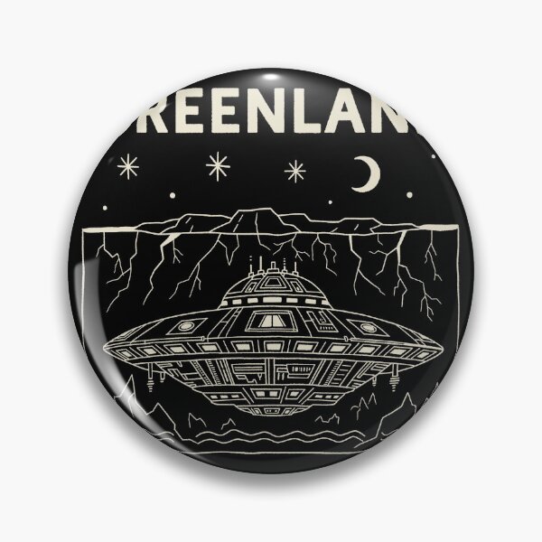 Item preview, Greenland Secret Alien Base Underground UFO Retro designed and sold by zzz888.