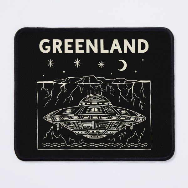 Item preview, Greenland Secret Alien Base Underground UFO Retro designed and sold by zzz888.