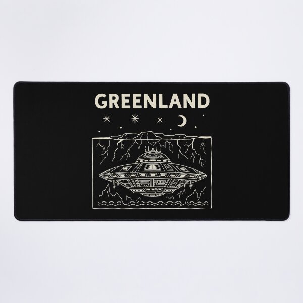 Item preview, Greenland Secret Alien Base Underground UFO Retro designed and sold by zzz888.