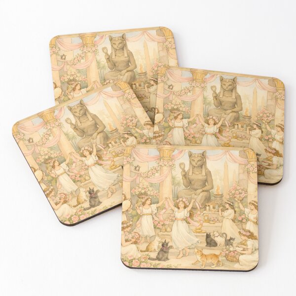 Item preview, Temple of Bastet – Sacred Sanctuary of the Egyptian Cat Goddess, Protection & Joy designed and sold by SoniaSarkali.