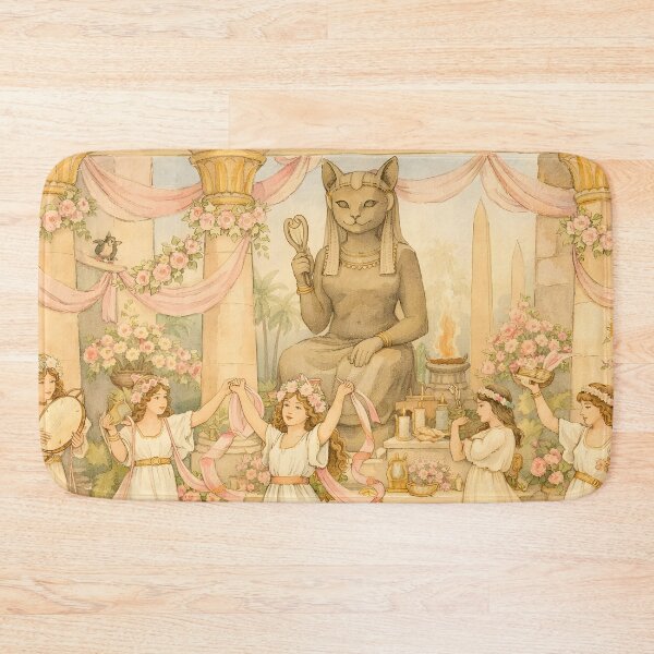 Item preview, Temple of Bastet – Sacred Sanctuary of the Egyptian Cat Goddess, Protection & Joy designed and sold by SoniaSarkali.