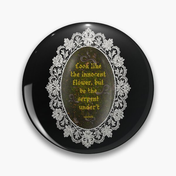 Item preview, 'Look like the innocent flower' macbeth act one, scene five. 'Look like the innocent flower' designed and sold by liluglyco.