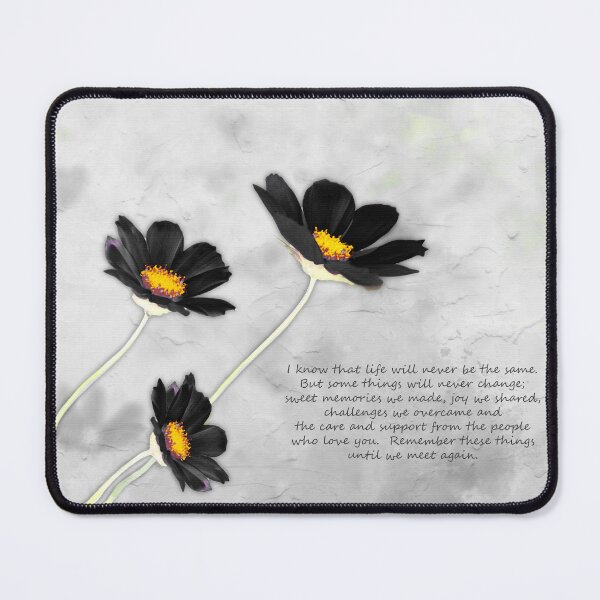Item preview, Until We Meet Again Beautiful Cosmos Flowers designed and sold by Sharon Cummings Art.