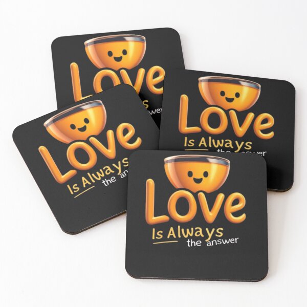 Item preview, Love Is Always the Answer – Minimal Inspirational Quote designed and sold by Ditstyle.