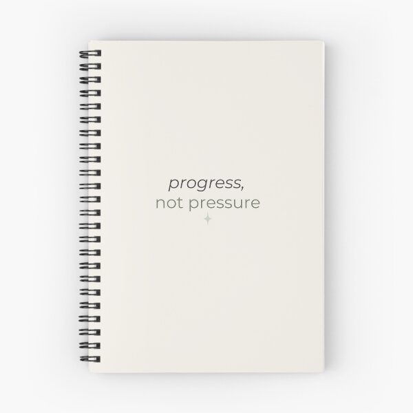 Item preview,  progress not pressure - Positive Healing Quote designed and sold by GentleBecoming.