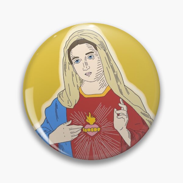 Item preview, Blessed Virgin Mary | Catholic Christian Immaculate Heart Icon designed and sold by Based History.