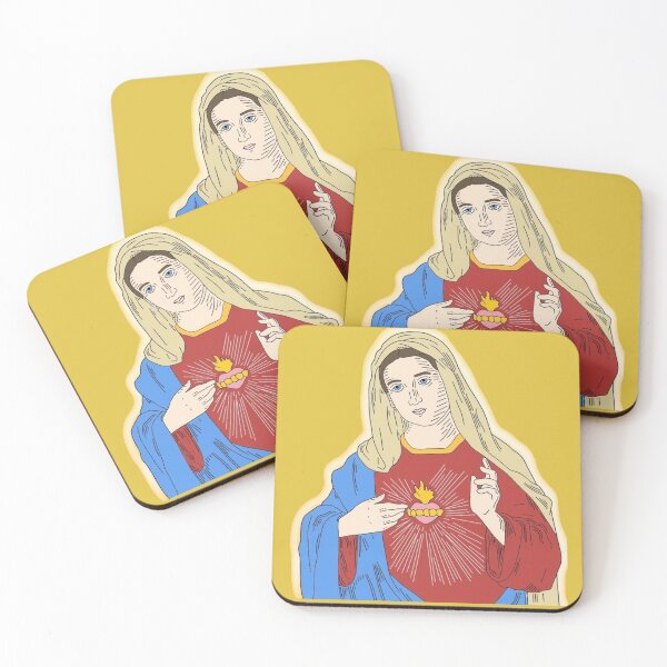 Item preview, Blessed Virgin Mary | Catholic Christian Immaculate Heart Icon designed and sold by Based History.
