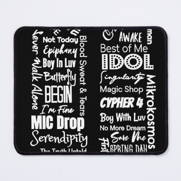 Item preview, Bts Song Titles designed and sold by wassimkhodja.
