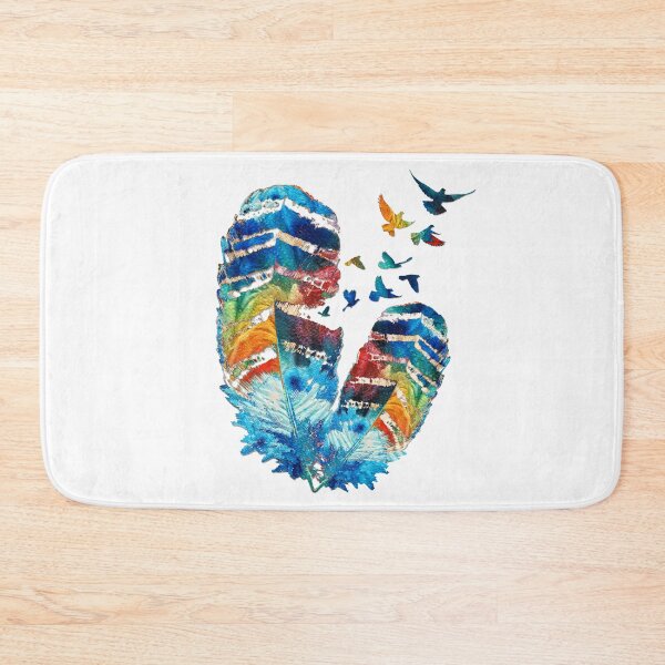 Item preview, Freedom Colorful Feather Art designed and sold by Sharon Cummings Art.