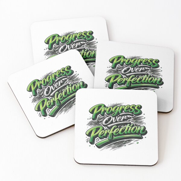 Item preview, Progress Over Perfection Typography Design Motivational designed and sold by Combat Skies.