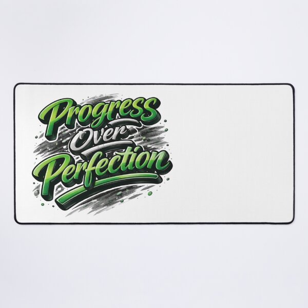 Item preview, Progress Over Perfection Typography Design Motivational designed and sold by Combat Skies.
