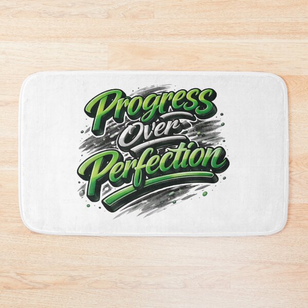 Item preview, Progress Over Perfection Typography Design Motivational designed and sold by Combat Skies.