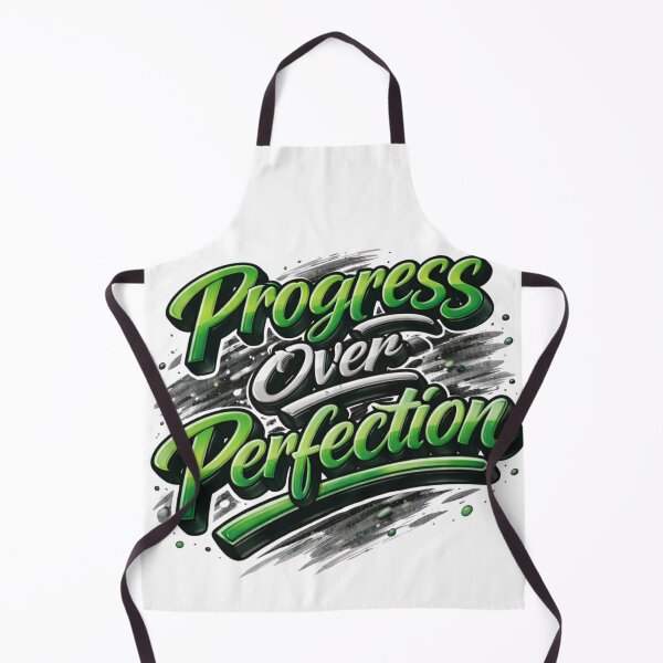 Item preview, Progress Over Perfection Typography Design Motivational designed and sold by Combat Skies.