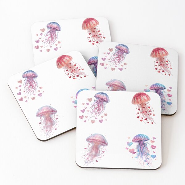 Item preview, Mini set of Loving jellyfishes pack designed and sold by MendaciousMina.