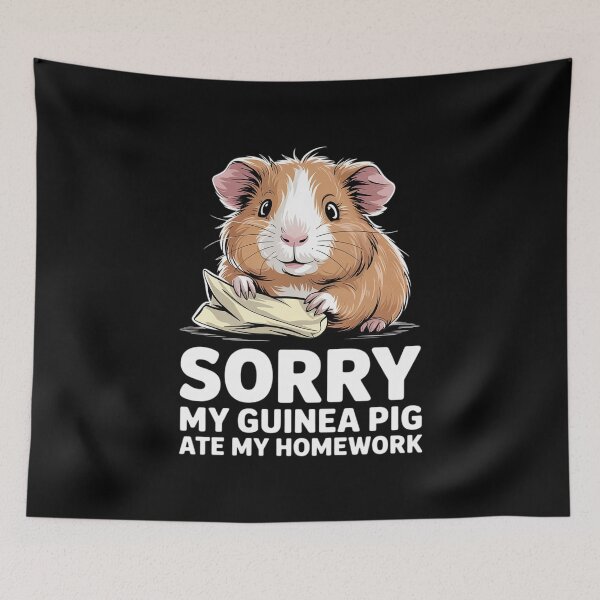 Item preview, Sorry My Guinea Pig Ate My Homework Guinea Pig Schoo designed and sold by joyouartArt.