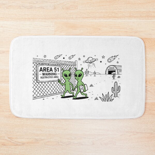 Item preview, Area 51 warning designed and sold by RobertMartinArt.