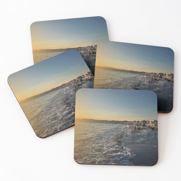 Item preview, Golden Sunset Over Shonan Beach - Summer in Japan 湘南海岸の夕日 - 夏の日本 designed and sold by hide-yokohama.
