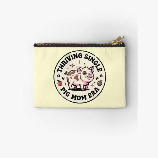 Artikelvorschau, Thriving Single Pig Mom Era Vintage Badge entworfen und verkauft von Design By Niko.