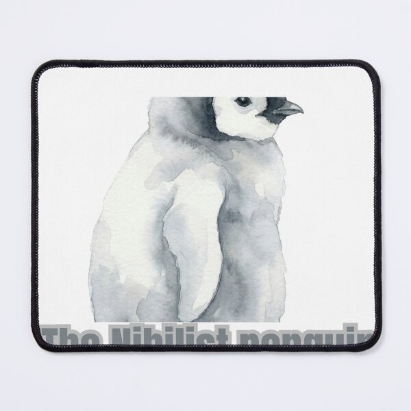 Item preview, Nihilist Penguin Sticker - Werner Herzog, Existentia Meme designed and sold by Artistshert.