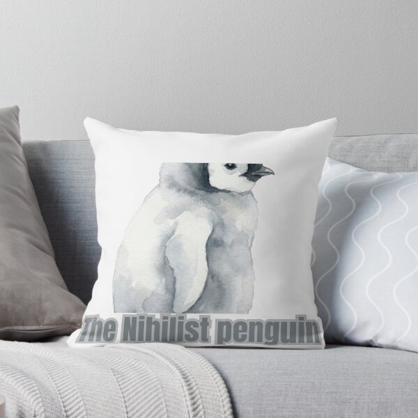 Item preview, Nihilist Penguin Sticker - Werner Herzog, Existentia Meme designed and sold by Artistshert.