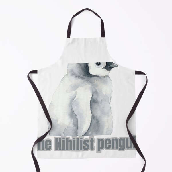 Item preview, Nihilist Penguin Sticker - Werner Herzog, Existentia Meme designed and sold by Artistshert.