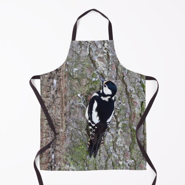 Item preview, Pinewall. Great spotted woodpecker Winter 2026 designed and sold by Jouko Lehto Photography.