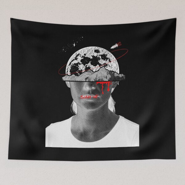 Item preview, LEAVE! A surrealistic print about traveling designed and sold by MB-Graphix.