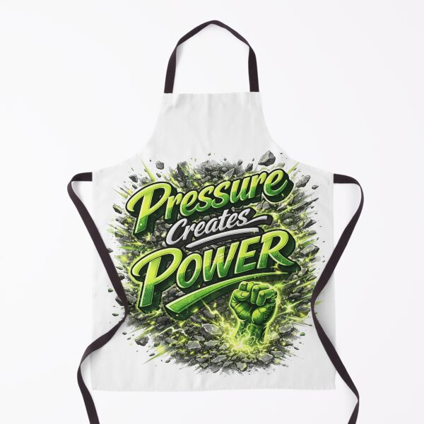 Item preview, Pressure Creates Power Motivational Typography Design designed and sold by Combat Skies.