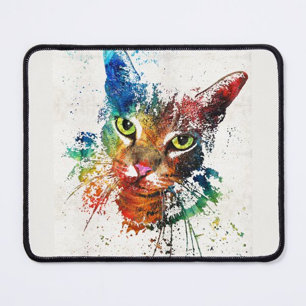 Item preview, Colorful Cat Art by Sharon Cummings designed and sold by Sharon Cummings Art.