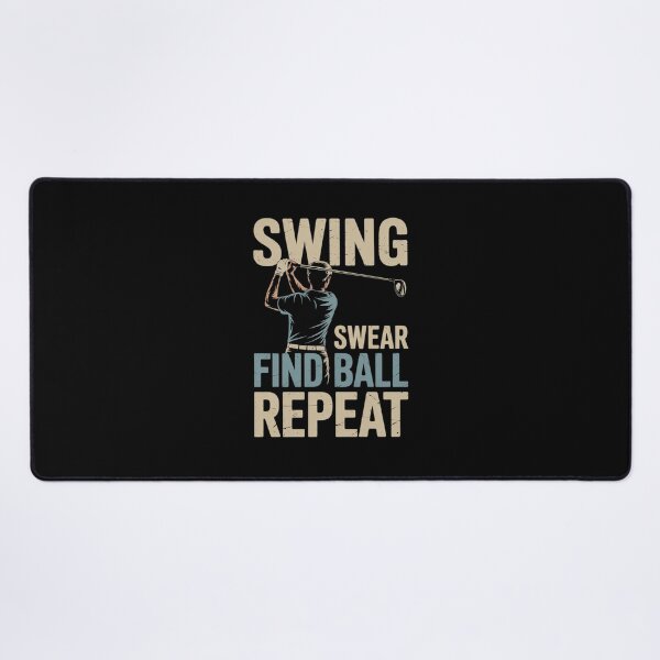 Item preview, Swing, Swear, Find - Golf cart golfer costume - Mens golfing designed and sold by angolinnArt.