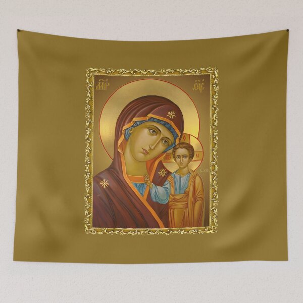 Item preview, icon Our Lady of Kazan, Mother of God of Kazan, Virgin of Kazan, Orthodox Icon designed and sold by orthodox-icon.
