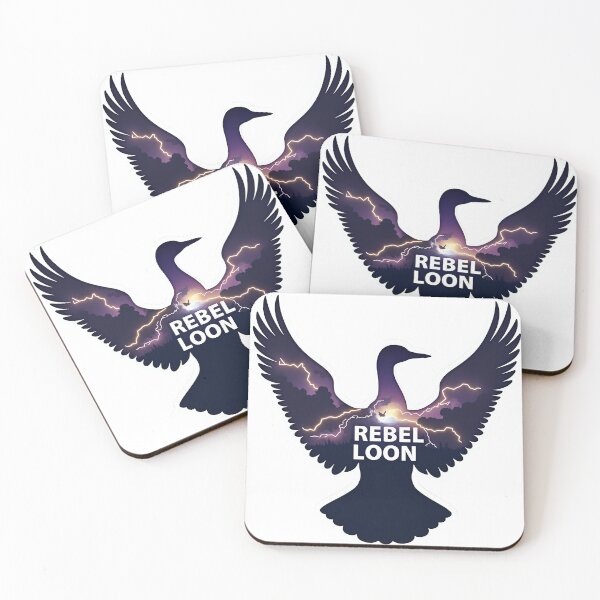 Item preview, Storm Rebel Loon - Lightning Double Exposure Minnesota designed and sold by The Grumpy Pet Club.
