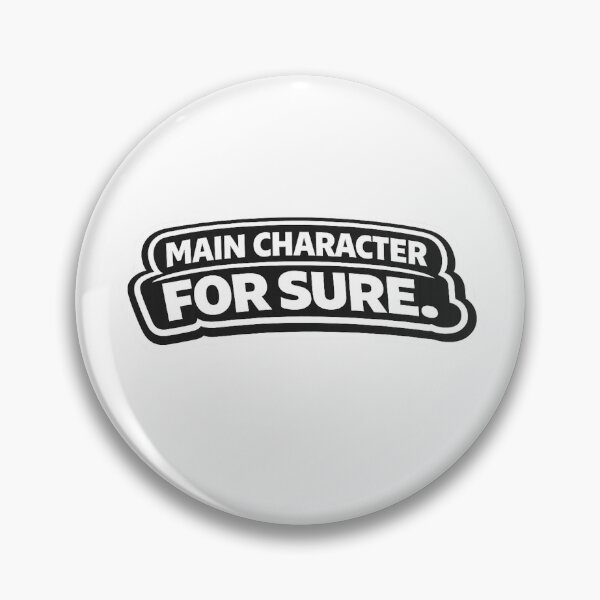 Item preview, Main Character For Sure – Bold Confidence Typography Design designed and sold by Purdiole-art.