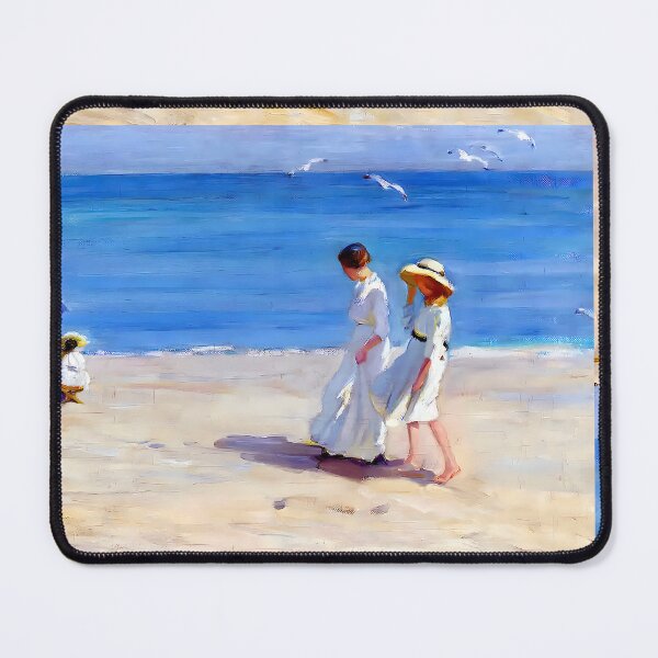 Item preview, Helen McNicoll - Beach at Saint Malo designed and sold by Jon-Baran.
