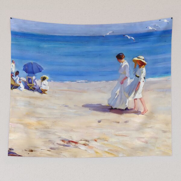 Item preview, Helen McNicoll - Beach at Saint Malo designed and sold by Jon-Baran.